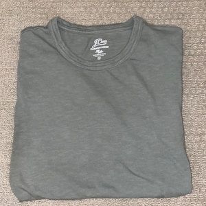 J Crew Garment Dyed Slub Cotton T Shirt